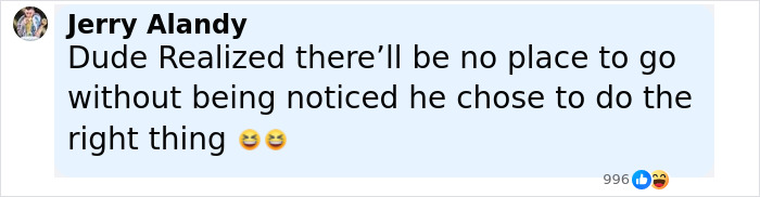 Comment by Jerry Alandy about a man stunning the internet after turning himself in for homicide, discussing Batman villain reference. Comment by Jerry Alandy about a man stunning the internet after turning himself in for homicide, discussing Batman villain reference.