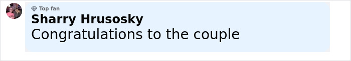 Comment from user Sharry Hrusosky congratulating the couple on pregnancy news featuring Anna Kournikova and Enrique Iglesias Comment from user Sharry Hrusosky congratulating the couple on pregnancy news featuring Anna Kournikova and Enrique Iglesias