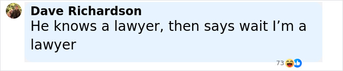 Screenshot of a Facebook comment by Dave Richardson sharing a bizarre excuse after a man caught vaping on a plane. Screenshot of a Facebook comment by Dave Richardson sharing a bizarre excuse after a man caught vaping on a plane.