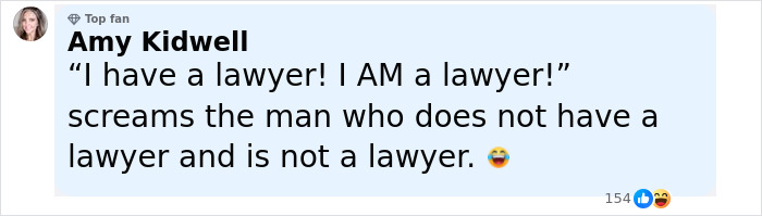 Screenshot of a social media comment showing a user quoting a man caught vaping on plane during a dispute. Screenshot of a social media comment showing a user quoting a man caught vaping on plane during a dispute.