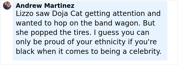 Screenshot of a social media comment discussing Lizzo’s parody related to the Sydney Sweeney ad controversy. Screenshot of a social media comment discussing Lizzo’s parody related to the Sydney Sweeney ad controversy.