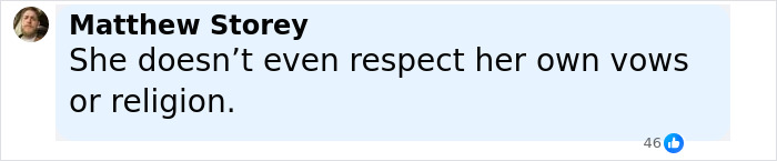 Comment by Matthew Storey saying she doesn’t respect her vows or religion in discussion about Andy Cohen roasting Kim Davis. Comment by Matthew Storey saying she doesn’t respect her vows or religion in discussion about Andy Cohen roasting Kim Davis.