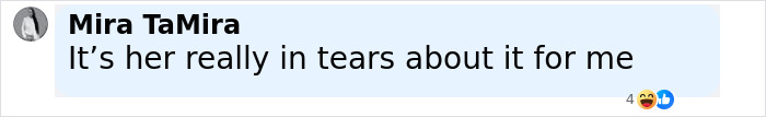 Screenshot of a social media comment reacting to Will Smith and Jada Pinkett's daughter crying selfie with NSFW message. Screenshot of a social media comment reacting to Will Smith and Jada Pinkett's daughter crying selfie with NSFW message.