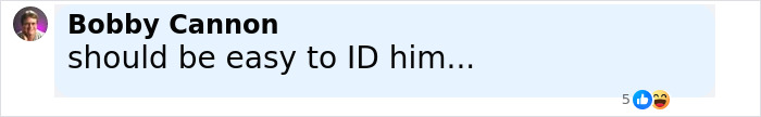 Comment by Bobby Cannon saying should be easy to ID him in a social media post about a Batman villain. Comment by Bobby Cannon saying should be easy to ID him in a social media post about a Batman villain.