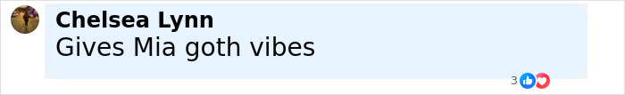 Screenshot of a social media comment reading Gives Mia goth vibes, referencing Jenna Ortega fans' reactions to her Wednesday looks. Screenshot of a social media comment reading Gives Mia goth vibes, referencing Jenna Ortega fans' reactions to her Wednesday looks.