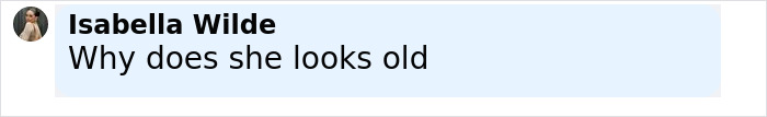 User comment by Isabella Wilde expressing concern about Jenna Ortega's appearance compared to her Wednesday looks. User comment by Isabella Wilde expressing concern about Jenna Ortega's appearance compared to her Wednesday looks.