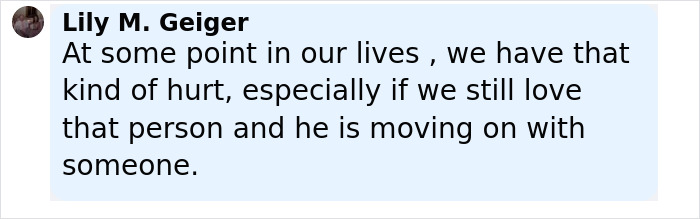 Comment from Lily M. Geiger about dealing with hurt feelings after Travis Kelce’s ex Kayla Nicole sparks buzz. Comment from Lily M. Geiger about dealing with hurt feelings after Travis Kelce’s ex Kayla Nicole sparks buzz.