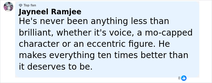 Comment from Jayneel Ramjee praising the performance, related to Will Smith's co-actor accusing studio of removing his name from publicity. Comment from Jayneel Ramjee praising the performance, related to Will Smith's co-actor accusing studio of removing his name from publicity.