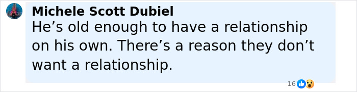 Comment on social media discussing Kate and Jon Gosselin’s son Collin’s heartbreaking message. Comment on social media discussing Kate and Jon Gosselin’s son Collin’s heartbreaking message.
