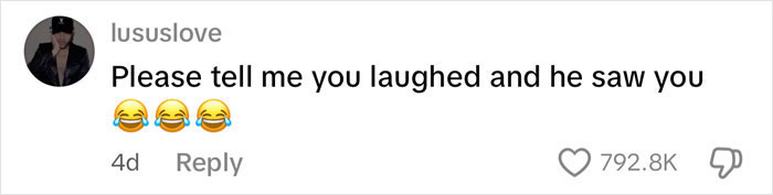 Screenshot of a social media comment reacting to a road rage passenger's coffee toss backfiring hilariously in a viral video. Screenshot of a social media comment reacting to a road rage passenger's coffee toss backfiring hilariously in a viral video.