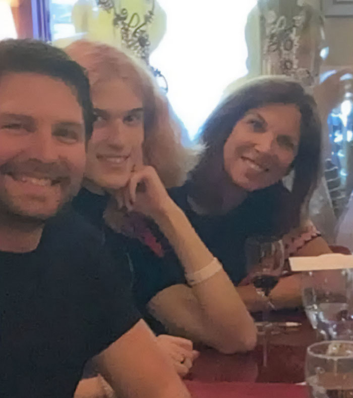 Three people sitting closely together at a table, related to Minneapolis massacre culprit photo and disturbing manifesto. Three people sitting closely together at a table, related to Minneapolis massacre culprit photo and disturbing manifesto.