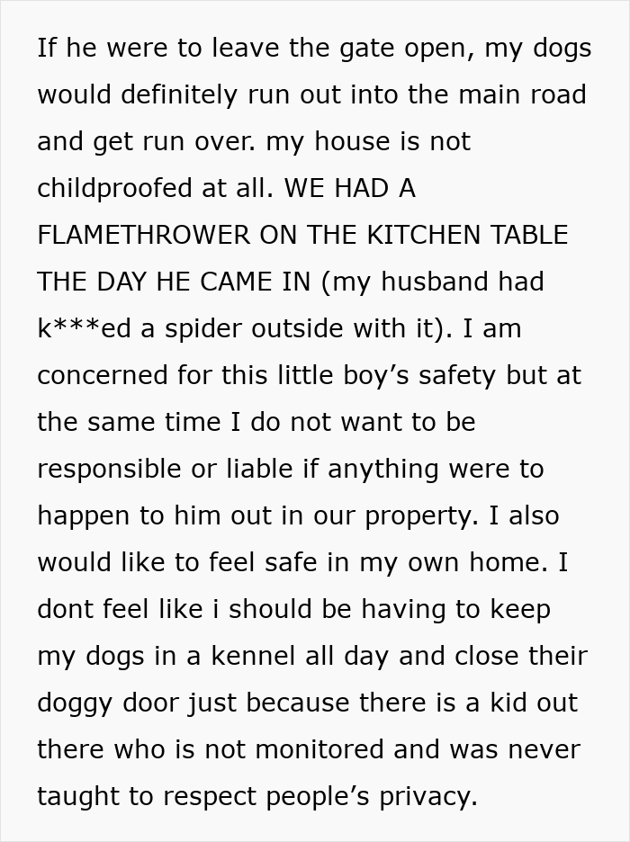 Woman Debates Reporting Neighbors After Their Young Son Crawls Into Her Home Twice