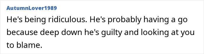 Comment text on a white background discussing brother swapping wife and kids for a new flame and reacting to ex's photos at sister’s BBQ. Comment text on a white background discussing brother swapping wife and kids for a new flame and reacting to ex's photos at sister’s BBQ.