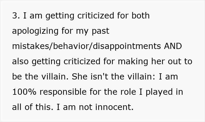 Text discussing apology, criticism, and taking responsibility in the context of wife humiliating husband and resentment on trip. Text discussing apology, criticism, and taking responsibility in the context of wife humiliating husband and resentment on trip.