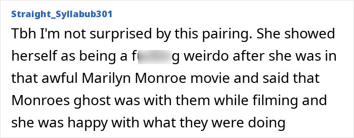 Screenshot of an online comment discussing the viral candid photo featuring Tom Cruise and Ana de Armas. Screenshot of an online comment discussing the viral candid photo featuring Tom Cruise and Ana de Armas.