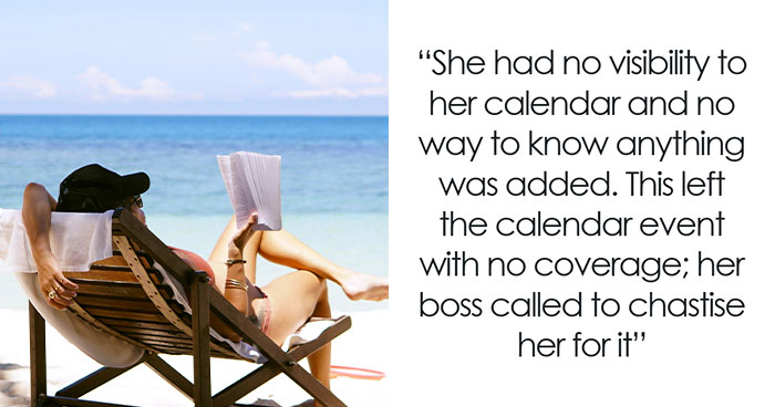 Worker Receives A Former Reprimand For Not Working During Vacation