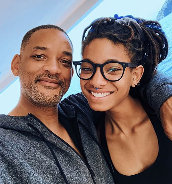 Will Smith and Jada Pinkett's daughter smiling with glasses and dreadlocks, sparking worries after crying selfie with NSFW message Will Smith and Jada Pinkett's daughter smiling with glasses and dreadlocks, sparking worries after crying selfie with NSFW message