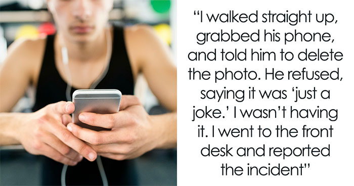 Lady Livid After Teen Takes Pic Of Her Butt At Gym, She Grabs His Phone, Then All Hell Breaks Loose