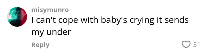 Social media comment expressing frustration with a baby's crying during a flight, sparking passenger debate. Social media comment expressing frustration with a baby's crying during a flight, sparking passenger debate.