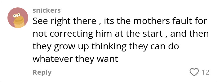 Comment criticizing parenting in discussion about passenger’s worst experience with a bored child on flight debate. Comment criticizing parenting in discussion about passenger’s worst experience with a bored child on flight debate.