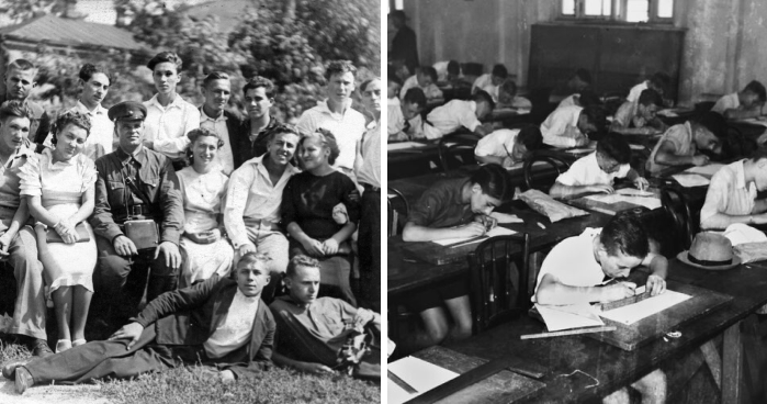 45 Captivating Images Of Schools Worldwide During World War II