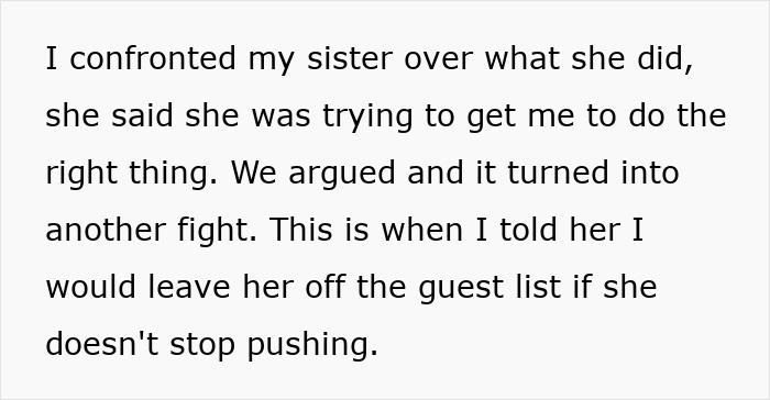 Bride refusing mom's hubby to walk her down the aisle, facing conflict with bratty sister over the decision.