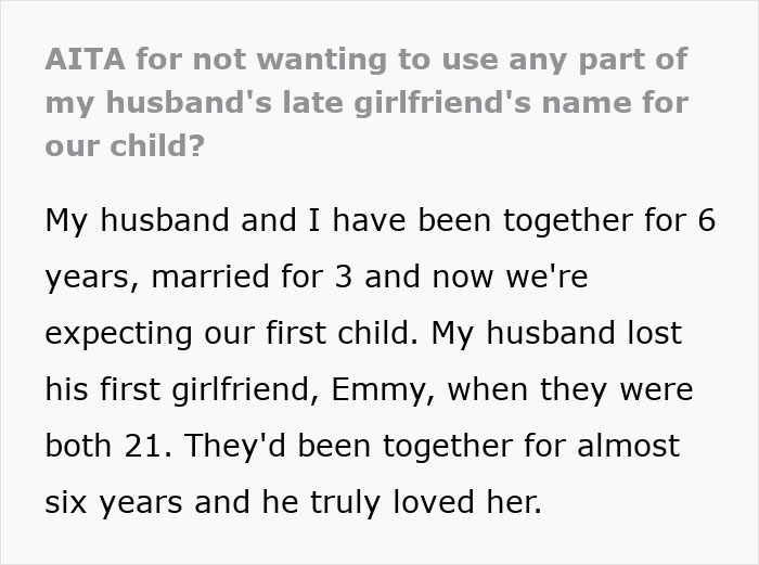 Woman Doesn&rsquo;t Trust Her Marriage After Husband Becomes Adamant About Naming Their Baby After Late GF