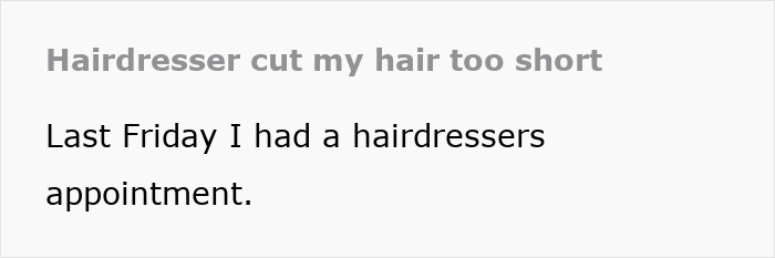 Woman expressing shock and sadness after getting a haircut that felt as painful as her father's passing. Woman expressing shock and sadness after getting a haircut that felt as painful as her father's passing.