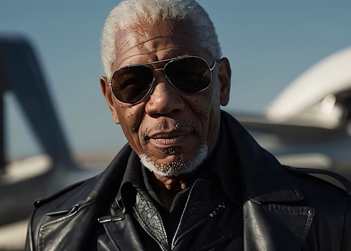 Actor in leather jacket and sunglasses portraying Avengers AI recast in a 90s Hollywood movie style close-up. Actor in leather jacket and sunglasses portraying Avengers AI recast in a 90s Hollywood movie style close-up.