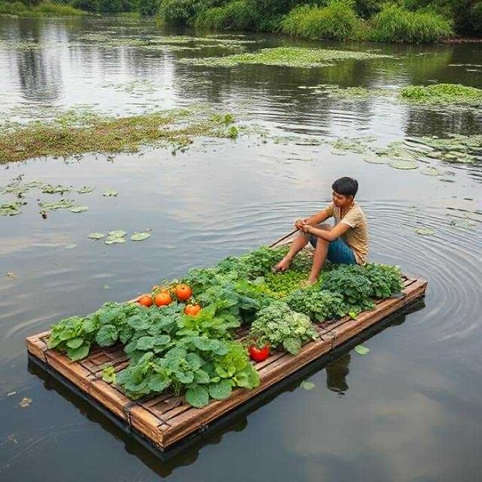The Teen Who Created A Floating Garden