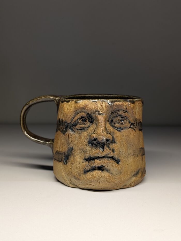 Worried Mug By Adam Rush