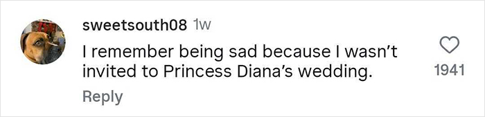 Comment about not being invited to a wedding, related to mom telling 6YO daughter about Taylor Swift's wedding reaction. Comment about not being invited to a wedding, related to mom telling 6YO daughter about Taylor Swift's wedding reaction.