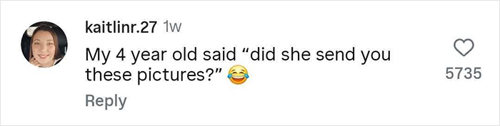 Screenshot of a social media comment where a mom shares her 4-year-old’s funny reaction to not attending Taylor Swift’s wedding. Screenshot of a social media comment where a mom shares her 4-year-old’s funny reaction to not attending Taylor Swift’s wedding.