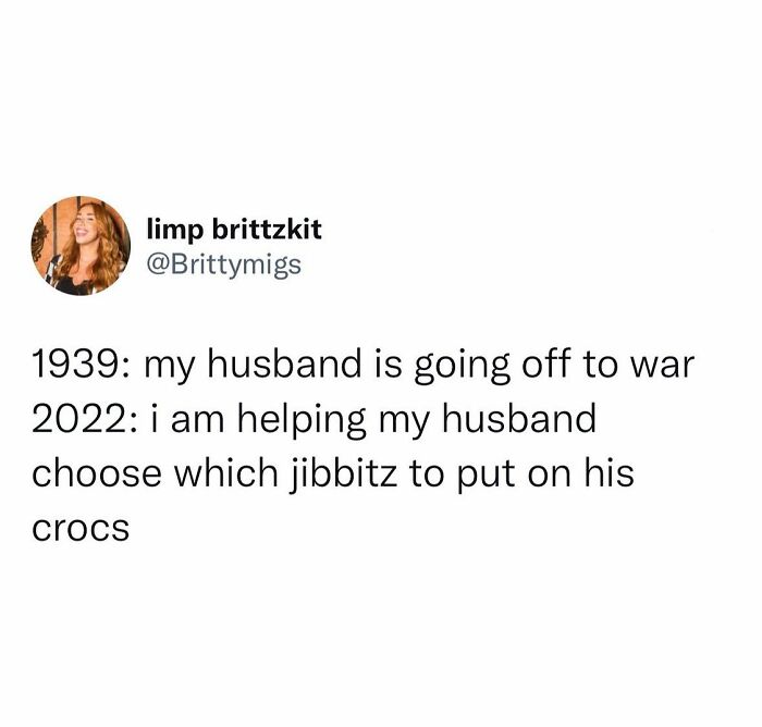 Screenshot of a humorous social media post showing a modern take on supporting a husband, reflecting hilarious truths that won the internet.