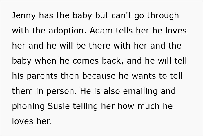 Text discussing a toxic man romantically involved with two women simultaneously, causing shock and horror.