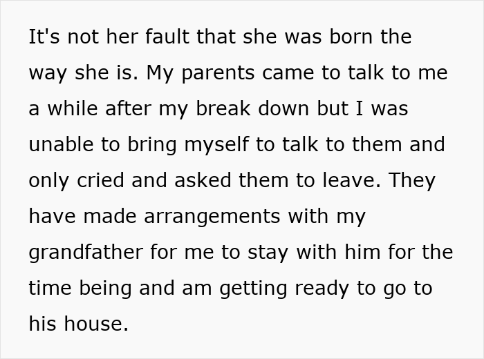 Alt text: Teen feels trapped babysitting autistic sister, breaks free, and confronts parents after emotional breakdown. Alt text: Teen feels trapped babysitting autistic sister, breaks free, and confronts parents after emotional breakdown.