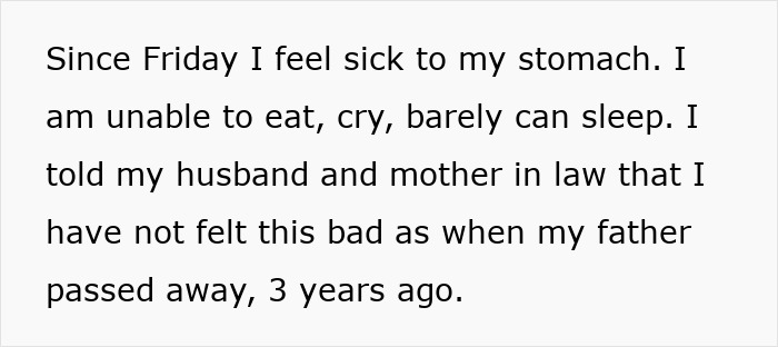 Screenshot of a social media post where a lady compares getting a too short haircut to her father’s passing. Screenshot of a social media post where a lady compares getting a too short haircut to her father’s passing.