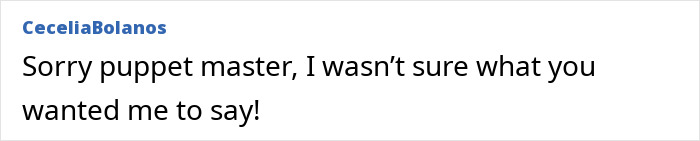 Comment by user CeceliaBolanos referencing a hot mic moment involving Mark Zuckerberg and Donald Trump. Comment by user CeceliaBolanos referencing a hot mic moment involving Mark Zuckerberg and Donald Trump.