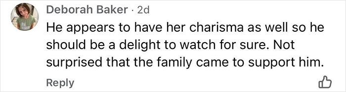 Comment from Deborah Baker about charisma and family support in a discussion related to Bindi Irwin’s move from Australia. Comment from Deborah Baker about charisma and family support in a discussion related to Bindi Irwin’s move from Australia.