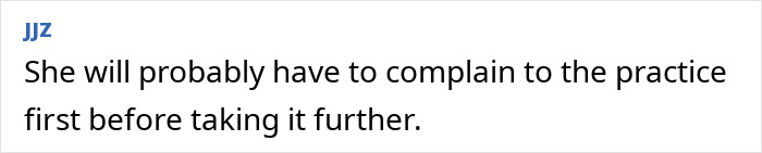 Text excerpt from a discussion about a mom considering a complaint after a dentist discriminates against her autistic child. Text excerpt from a discussion about a mom considering a complaint after a dentist discriminates against her autistic child.