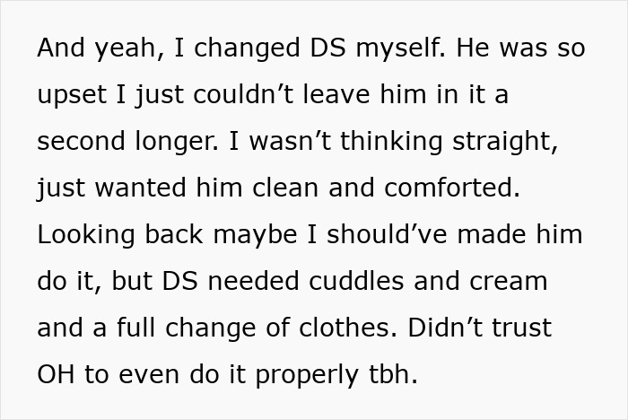 Dad takes care of son for the first time, forgetting to change diaper and feed him, causing mom to be livid. Dad takes care of son for the first time, forgetting to change diaper and feed him, causing mom to be livid.