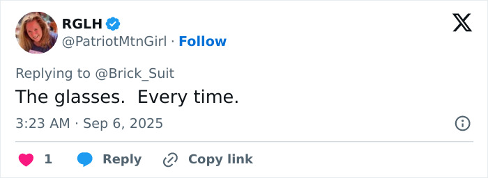 Tweet by user RGLH reacting to a comment, referencing the Phillies Karen controversy involving a home run ball incident. Tweet by user RGLH reacting to a comment, referencing the Phillies Karen controversy involving a home run ball incident.