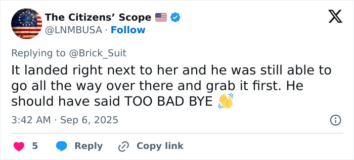 Tweet from The Citizens’ Scope discussing Phillies Karen snatching a home run ball, sparking outrage at a baseball game. Tweet from The Citizens’ Scope discussing Phillies Karen snatching a home run ball, sparking outrage at a baseball game.