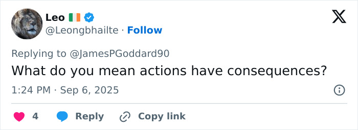 Screenshot of a tweet questioning actions and consequences, related to GoFundMe cancellation for jailed woman in Dubai. Screenshot of a tweet questioning actions and consequences, related to GoFundMe cancellation for jailed woman in Dubai.