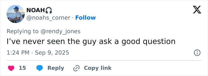 Screenshot of a Twitter reply praising Chase Infiniti’s response to a reporter’s creepy question about Leonardo DiCaprio. Screenshot of a Twitter reply praising Chase Infiniti’s response to a reporter’s creepy question about Leonardo DiCaprio.
