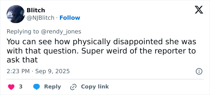 Fan reaction to Chase Infiniti’s response addressing reporter’s creepy daddy question about Leonardo DiCaprio on social media. Fan reaction to Chase Infiniti’s response addressing reporter’s creepy daddy question about Leonardo DiCaprio on social media.
