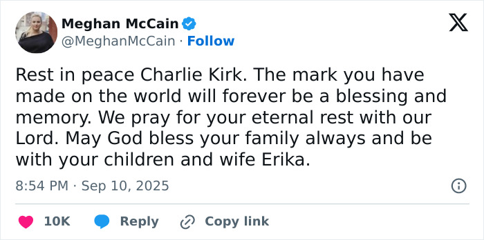 Screenshot of a tweet expressing condolences for Charlie Kirk as witnesses describe his horrific last moments during the ongoing manhunt. Screenshot of a tweet expressing condolences for Charlie Kirk as witnesses describe his horrific last moments during the ongoing manhunt.