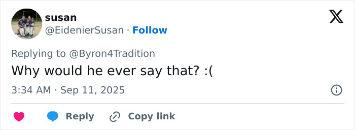 Tweet from user Susan expressing shock about unacceptable Charlie Kirk remarks after Utah tragedy, commenting on firing hours later. Tweet from user Susan expressing shock about unacceptable Charlie Kirk remarks after Utah tragedy, commenting on firing hours later.