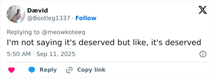 Tweet screenshot showing a user replying with a controversial comment amid J.K. Rowling cancer rumor and violent reactions. Tweet screenshot showing a user replying with a controversial comment amid J.K. Rowling cancer rumor and violent reactions.