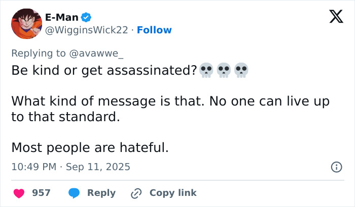 Screenshot of a tweet discussing The Rock's daughter doubling down on remarks about Charlie Kirk amid social media firestorm. Screenshot of a tweet discussing The Rock's daughter doubling down on remarks about Charlie Kirk amid social media firestorm.